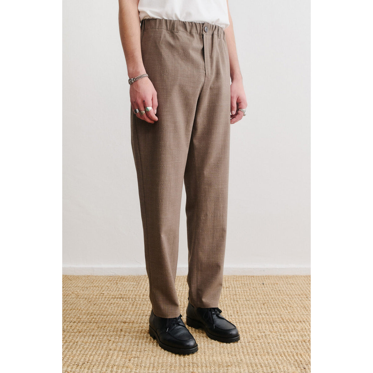 Elasticated Wide Trousers